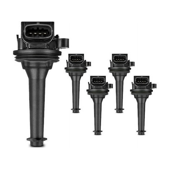 Ignition Coil Kit 5 - Compatible with 2003 - 2006, 2011 - 2013 Volvo XC90 2004 2005 2012