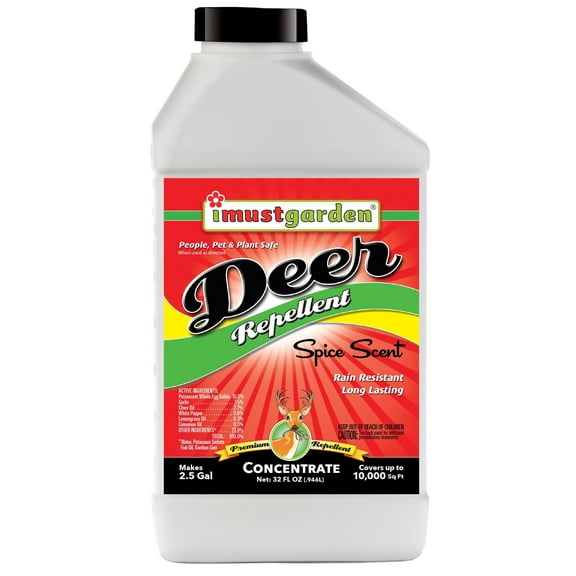 I Must Garden Deer Repellent: Spice Scent - 32oz Concentrate