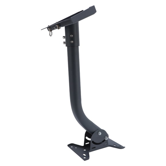 Satellite Dish Mounting Kit, Aluminum Alloy Iron Adjustable Angle Satellite Pole Mount for Wall and Roof
