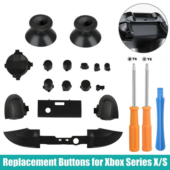 Replacement Bumpers Buttons for Xbox Series X/S Controller Gamepad Repair Parts