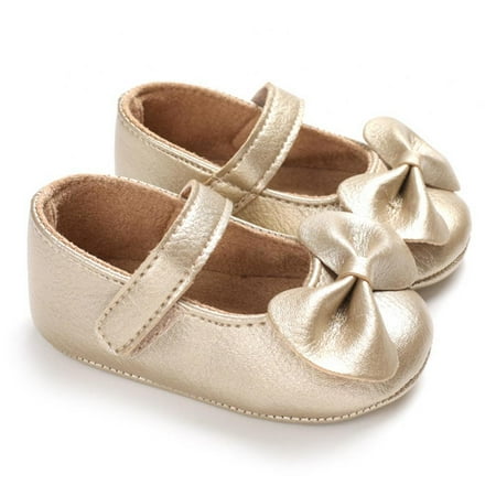 

Eshoo Baby PU Leather Baby Boy Girl Baby Moccasins Moccs Shoes Bow Fringe Soft Soled Non-slip Footwear Crib Shoes