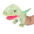 thumbnail image 4 of Plush Dinosaur Hand Toy, Soft Dinosaur Hand Toy Teaching Colorful Multi Function Collectible  For Preschool Green,Brown,Blue, 4 of 8