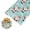 Blue, variant on LHWEN Christmas Wrapping Paper Single-sided Classic Santa Patterns 75cmX51cm 4.11 Square Feet Coated Material Perfect Gift Box Packaging Festive Holiday Decor Tree Gifts Light