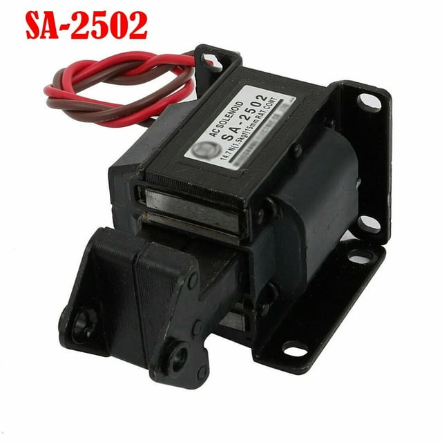 Ac220V 15mm 15N Push Pull Type Frame Ac Solenoid Electromagnet Magnet Sa-2502