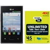 ***fast Track*** Straight Talk Lg Optimu
