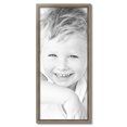 thumbnail image 2 of ArtToFrames 16" x 37" Silver Picture Frame, 16x37 inch Silver Wood Poster Frame (WOM-5023), 2 of 7