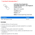 thumbnail image 2 of Left Valve Cover Gasket Set - Compatible with 2010 - 2014 Toyota FJ Cruiser 4.0L V6 2011 2012 2013, 2 of 2