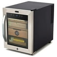 thumbnail image 2 of Whynter CHC-123DS Cigar Humidor, 1.2 cu ft, Stainless Steel trimmed glass door with sleek black cabinet, 2 of 2