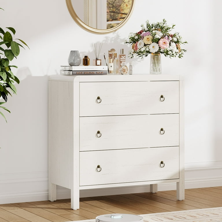 classic 3 drawer dresser Four Hands Lendon 23 (STURDY) standards Classic Organization Antique White