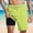 004 Green, variant on Casual Shorts for Men Comfy Elastic Waist Beach Shorts Fashion Print Shorts with Compression Liner