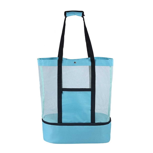 Naiovety Bolsa de picnic, bolsa de playa, bolsa de barbacoa, malla aislada multicolor, bolsas térmicas multifuncionales transpirables, bolsas de Almacenamiento y organización del hogar Verde claro Naiovety HA078065-03