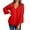 Red, variant on Fair Price Clothing MIUOWANP Women Casual Elegant Loose Large Size Lace Solid Color Round Neck Pullover Chiffon Shirt Long Sleeve Round Neck Top Shirt XL Green