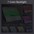 thumbnail image 3 of MoKo Type Cover Fit Microsoft Surface Go 3 (2021)/ Surface Go 2 2020 / Surface Go 2018 , Slim Wireless Bluetooth Keyboard with Trackpad, Built-in Rechargeable Battery - Black, 3 of 9