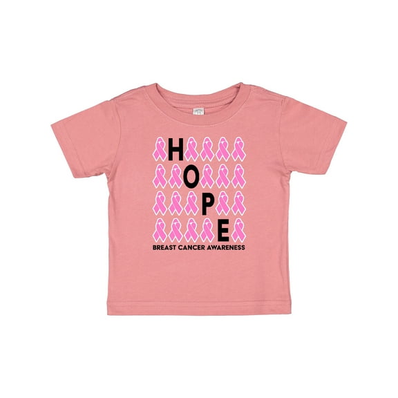 Inktastic Hope- Breast Cancer Awareness Boys or Girls Baby T-Shirt
