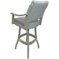thumbnail image 2 of Casa Extra Tall 34" Solid Wood Bar Stool - Hemsath Slate Fabric -  ET Wood, 2 of 3