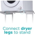 thumbnail image 6 of Black+Decker Washer Dryer Stacking Rack Stand, BWDS, White, 6 of 8