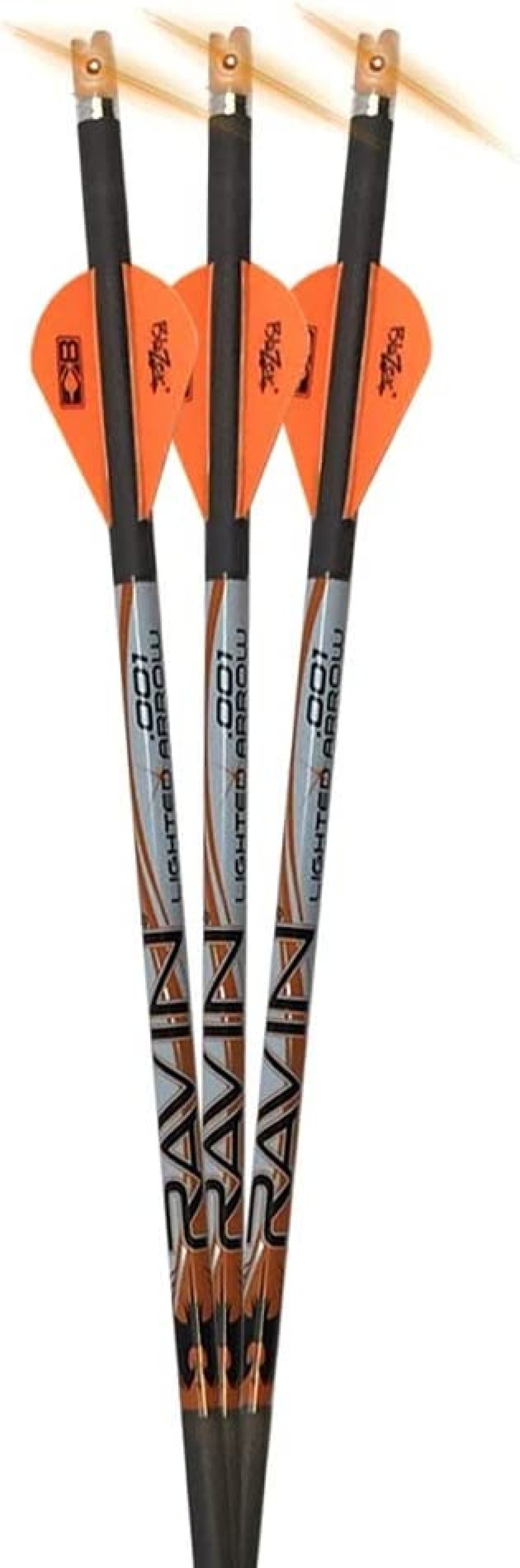 LueInJoy R134 Match Weight Lighted Carbon Crossbow Bolts With Lumenok