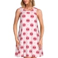 thumbnail image 1 of Disketp Pig Noses para Vestido sin Mangas para Mujeres, Vestidos de Verano para Mujeres, Casual y Holgado para la Playa, 1 of 7