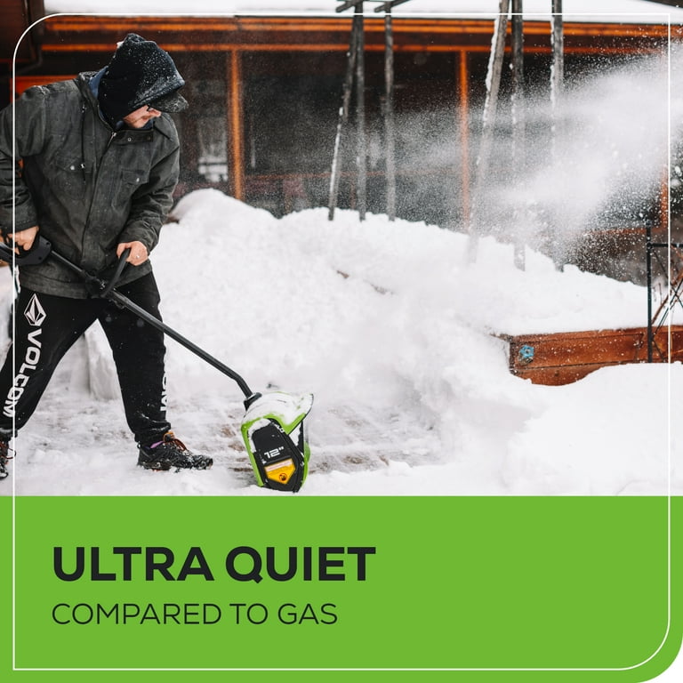 Snow Removal Battery Operated Snow Shovel Home Depot RYOBI 40V HP