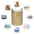 thumbnail image 6 of Balery Gold Drops Round Laundry Basket with Handles Waterproof Freestanding Laundry Hamper for Clothes Toys in the Dorm and Family-Small, 6 of 8