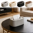thumbnail image 1 of YYV Desktop Tissue Box Multifunctional Napkin Storage Case Living Room Countertop Paper Towel Holder Dustproof Decorative Organizer Home Office Tabletop Tissue Dispenser, Tissue Box, Storage Box, 1 of 7