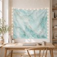 thumbnail image 5 of Marble Veins in Teal Aqua Water, Calming Elegant Abstract for Home Decor Lovers, Luxury Stone Wall Art Housewarming Gift Tapestry Wall Hanging for Bedroom, Living Room, 5 of 7