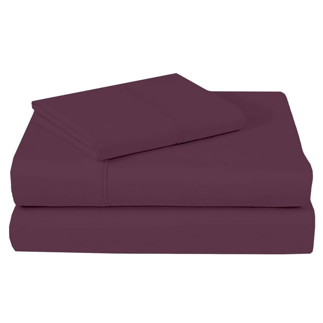 Popular Home Essentials, Plain Woolen Cloth Inlaid Four Piece Bed Set Bed Sheet Set