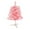 #02 Pink, variant on Djunllk Small Artificial Christmas Tree with Lights, 1.48ft/45cm Tall Aesthetic Pink Christmas Tree for Home Office, Christmas Decorations