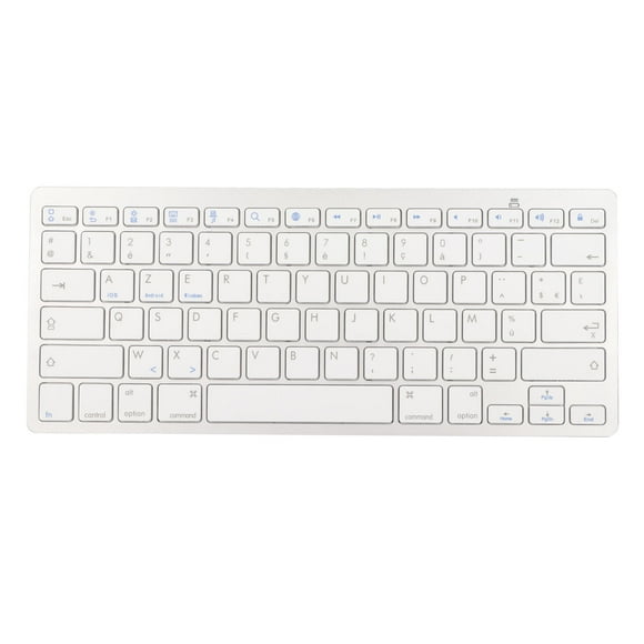 Wireless Keyboard Ultra Lightweight Ergonomic Compact Keyboard for IOS, for Android, for Windows, for OSFrench