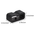 thumbnail image 2 of YUYUETIME 5Pack Watch Accessory for Men and Women Black Silicone Round Rings, 2 of 6