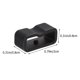 thumbnail image 2 of WHAMVOX 5Ud Watch Band Keeper Negro De Silicona Duradero Para Mantener De Y Cómodas, 2 of 8