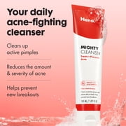 Hero Cosmetics Mighty Facial Cleanser for Acne Prone Skin, 2% Salicylic Acid, 5.07 fl oz