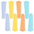 thumbnail image 3 of 8pcs Silicone Ice Pop Molds Popsicles Molds Reusable Hand Held Popsicles Makers Star Shaped with Attached Lid for DIY Ice Cream Yogurt Sticks, 3 of 3