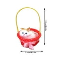 Funny Toys Cat In The Lace Hanging Basket Doll Toy Mini Cat In Shoe