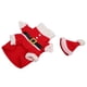 thumbnail image 1 of Pet Winter Outfit, Skin Friendly Dog Christmas Costume Classic Style Breathable With Hat For Puppy For Party ANGGREK AC7636, 1 of 8