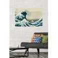 thumbnail image 2 of The Great Wave off Kanagawa by Hokusai Wall Poster, 22.375" x 34", 2 of 4