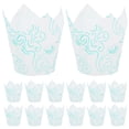 thumbnail image 1 of 50 Uds. Envoltorios para cupcakes, tazas para hornear, revestimientos en forma de tulipán, magdalenas, pasteles, regalos de fiesta, 1 of 5