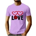 thumbnail image 2 of Tops para hombre, blusas y camisas de cuello redondo y manga corta para hombre, camisetas deportivas informales con estampados a la moda para hombre, blusas de cuello redondo y manga corta, blusas de, 2 of 5