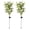 2pcs B, variant on mdesiwst 2Pcs Artificial Flower Solar Lights, Lily Bamboo Wisteria Flower Garden Stake Lights, Solar Powered Firefly Waterproof Pathway Lights for Outdoor Yard Lawn Decoration