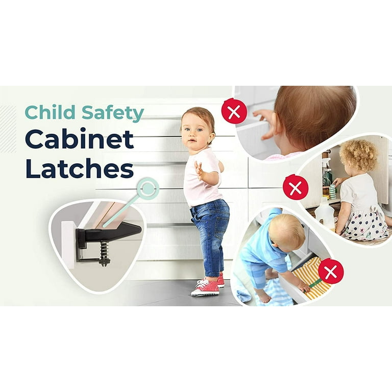 Eco-Baby Universal Replacement Keys for Magnetic Cabinet Locks Child Safety for Drawers