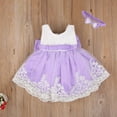 thumbnail image 5 of Musuos 2pcs Newborn Baby Girl Dress Lace Princess Tutu Party Dress + Headband Outfits, 5 of 5