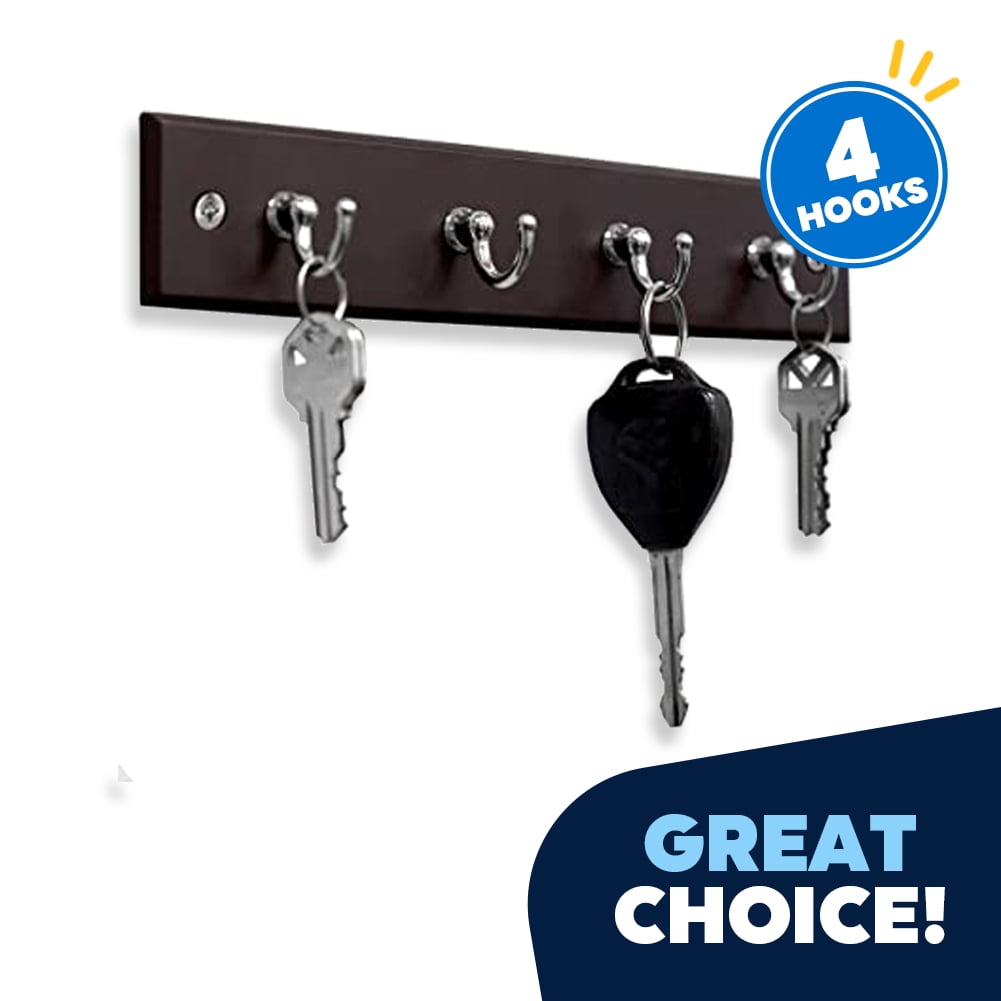 Wall Mounted Hook Robe Hooks Single Coat Key Hanger Holder With Pieces Screws US 
