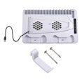 thumbnail image 1 of RGB Cooling Base Gamepad Charging Stand for PS5 Console Holder Headset Hook Game CD Storage Rack for, 1 of 5