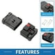 thumbnail image 4 of Conector de enchufe de interruptor de elevación de ventana de puerta de 14 pines a prueba de agua macho hembra para Jeep 1 juego, 4 of 6