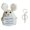 With Keychain, variant on Knitted Animal Pendant Woven Animal Figurine Desktop Decors Home & Vehicle Interior Hanging