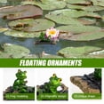 thumbnail image 5 of Simulation Resin Frogs Creative Garden Decor Floating Frogs Shaped Adornment, 5 of 6