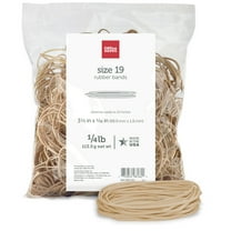 Office Depot(R) Brand Rubber Bands, #19, 3 1/2in. x 1/16in., 1/4 Lb. Bag