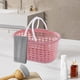 thumbnail image 4 of Shower Caddy, Bath Organizer, Portable Plastic Storage Basket with Drainage Holes for Bathroom, Kitchen, Dormitory, 1-Pack, 4 of 6
