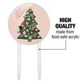 thumbnail image 6 of Acrylic Christmas Tree with Cat Cake Topper Party Decoration for Wedding Anniversary Birthday Graduation, 6 of 7