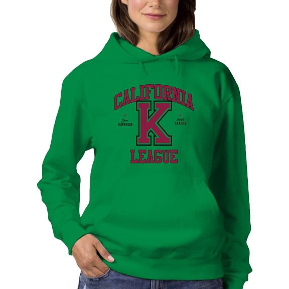 Retro California League Hoodie Women -Image by Shutterstock, Female 3X-Large